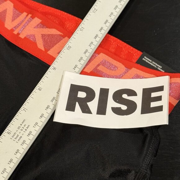 NWT Nike Pro Intertwist Black Training Gym 7/8 Leggings Womens XXS - Picture 12 of 14